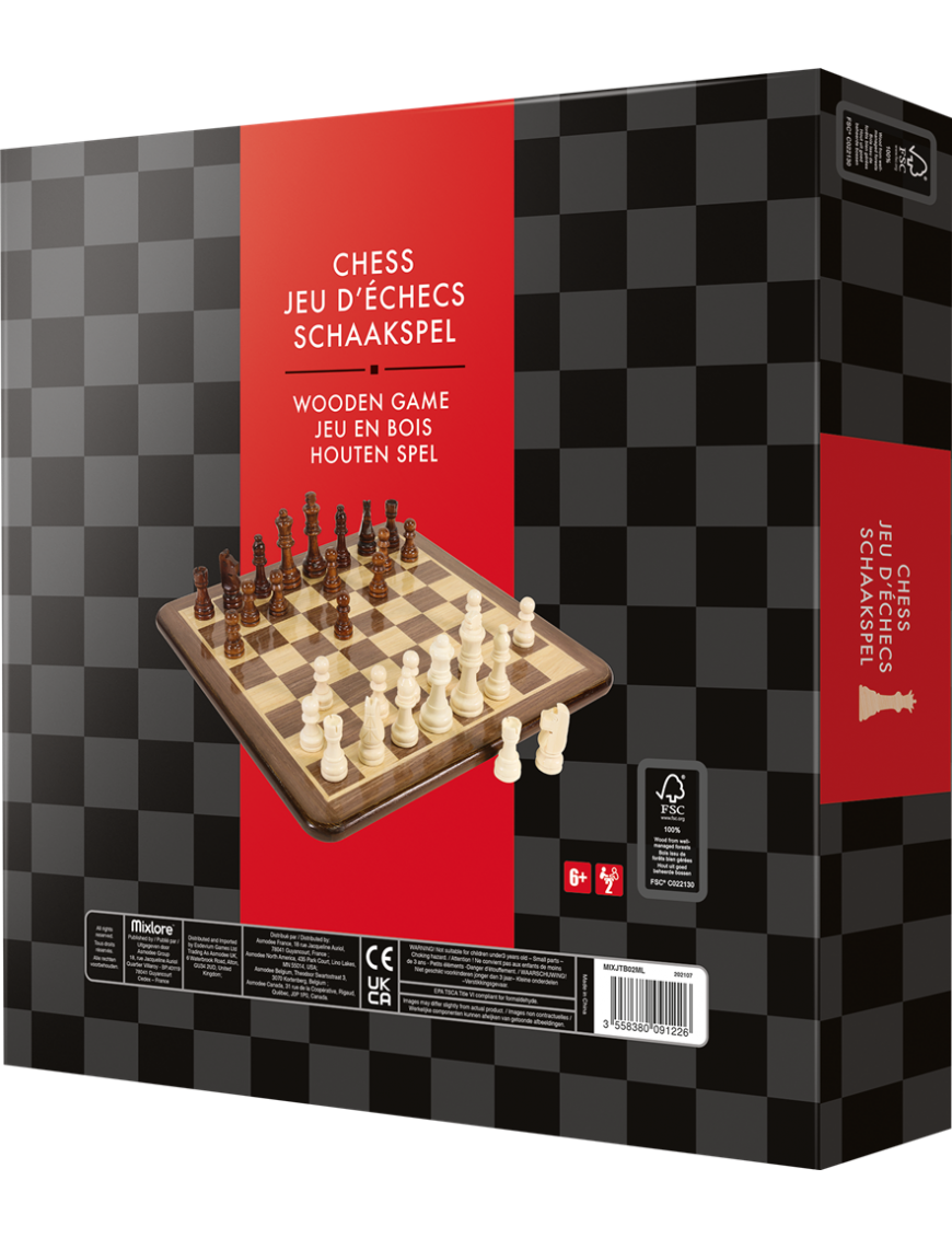 Jeux Echec Bois Jeu D'Échecs De Luxe En Bois D'Érable Marqueté Avec Pièces D 'Échecs Echiquier Bois