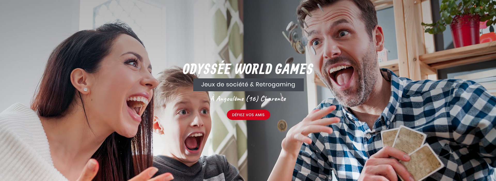Odyssée World Games -  Jeux de société & retrogaming à Angoulême (16) Charente - Défiez vos amis